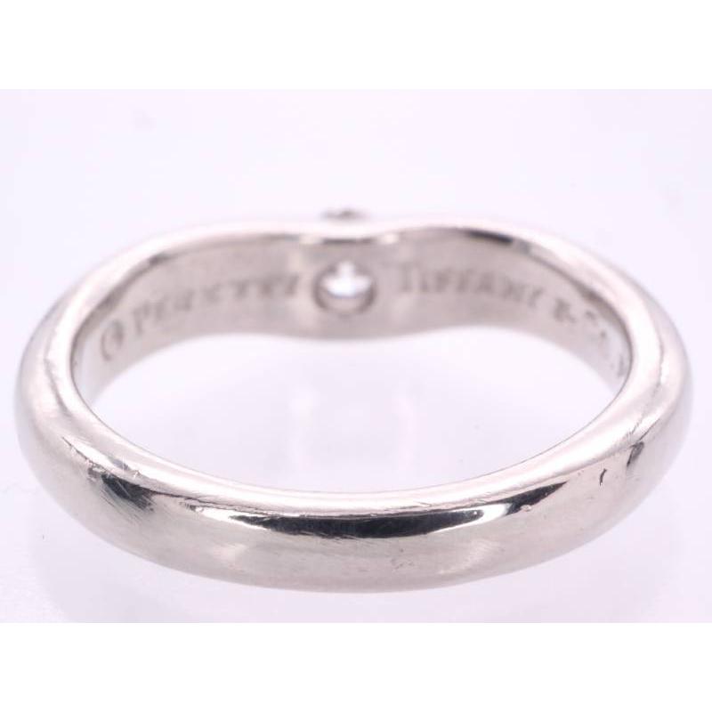 TIFFANY&Co. ティファニー 美品 ダイヤ 1P カーブドバンド TIFFANY&Co. ティファニー 美品 ダイヤ 1P カーブドバンド