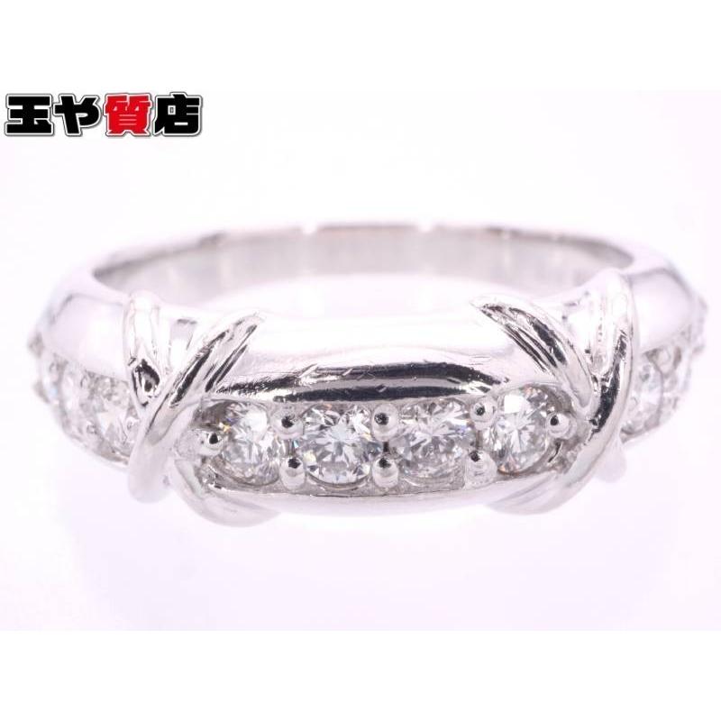 ポンテヴェキオ 美品 Ponte Vecchio ダイヤ0.30ct リング 8号 K18WG 
