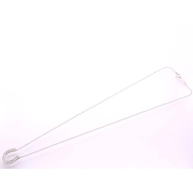 TIFFANY&Co.（ティファニー） 美品 ダイヤ ホースシュー ネックレス