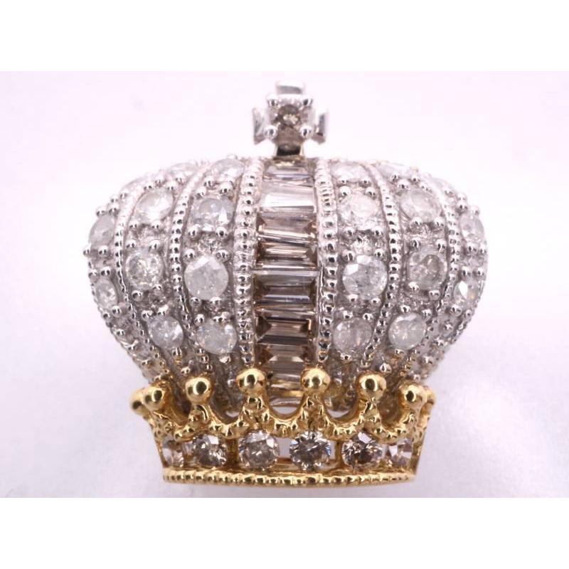 マスミカサハラ ( 笠原真寿美 ) K18 クラウンデザイン ペンダントトップ