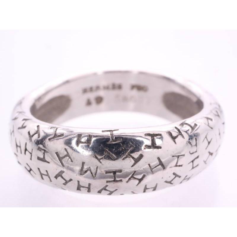 【超希少・美品】HERMES ダブルトゥルー リング コンビ K18 8号 11731130_3.jpg