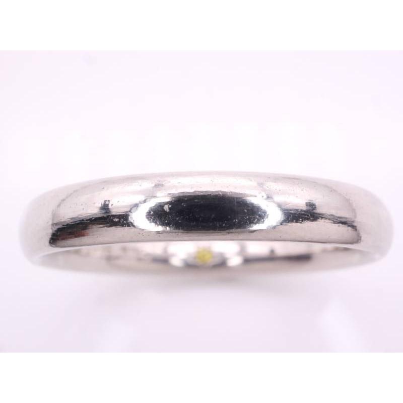 STAR JEWELRY（スタージュエリー） 甲丸風 リング 10号 pt950 プラチナ