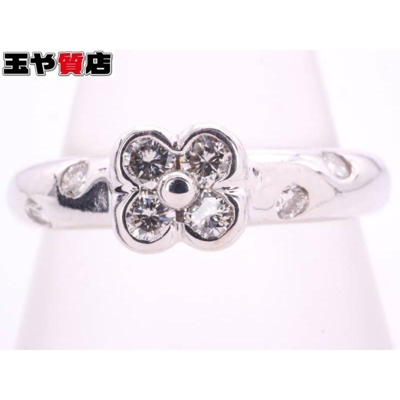 ポンテヴェキオ　フラワーリング Ponte Vecchio（ポンテヴェキオ） ダイヤ0.20ct フラワー リング 8.5号
