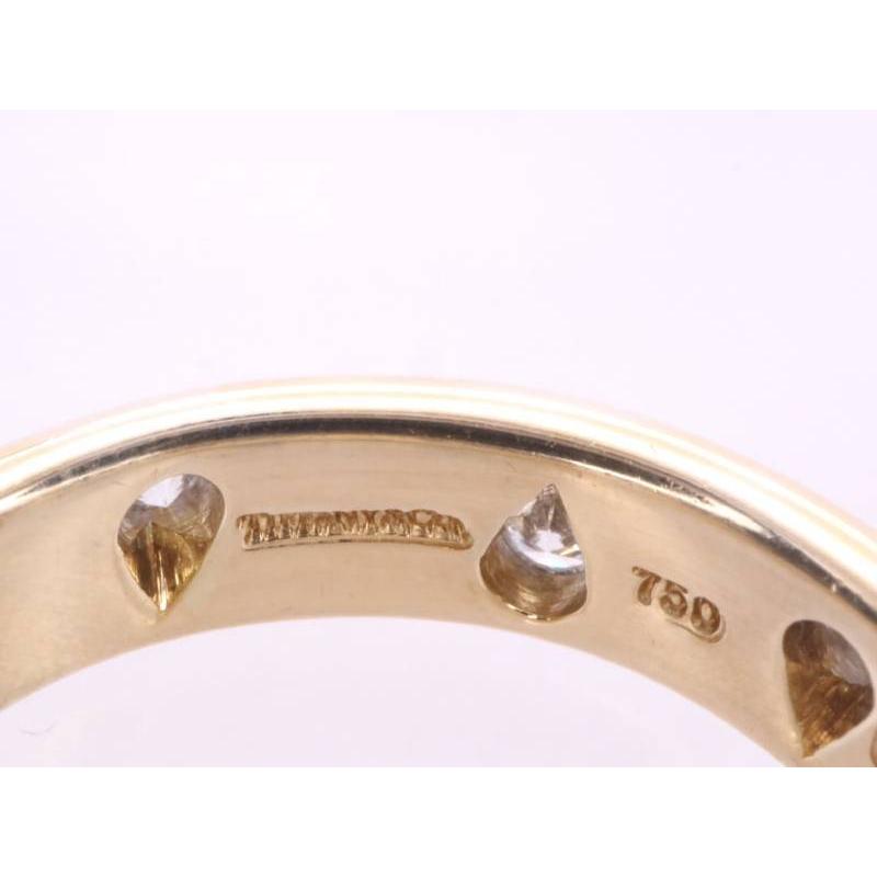TIFFANY&Co.（ティファニー） 美品 ダイヤ ドッツ リング 9号 750