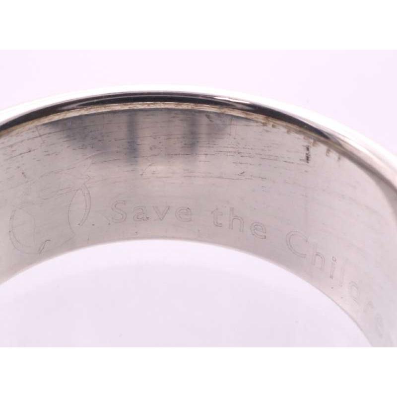 BVLGARI ブルガリ セーブザチルドレン リング 13号弱 AG925 SV BVLGARI ブルガリ セーブザチルドレン リング 13号弱 AG925 SV