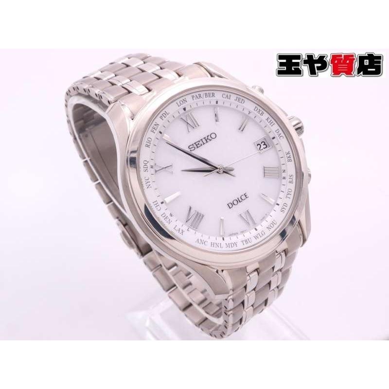 SEIKO セイコー ドルチェ 7B27-0AD0 SADZ201 電波ソーラー 腕時計 