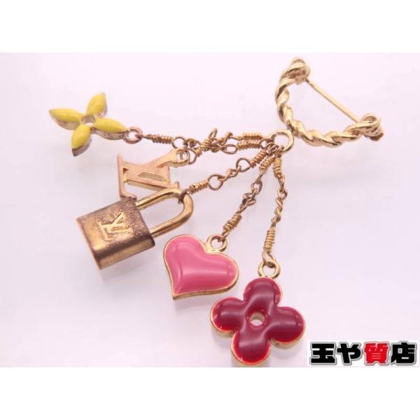 LOUIS VUITTON ヴィトン M65353 モノグラム フラワー ブロッシュ 