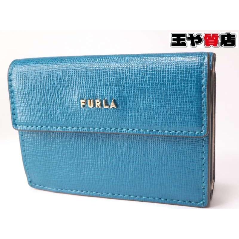 FURLA フルラ 未使用 PCY9UNO B30000 三つ折り財布 バビロン レザー  