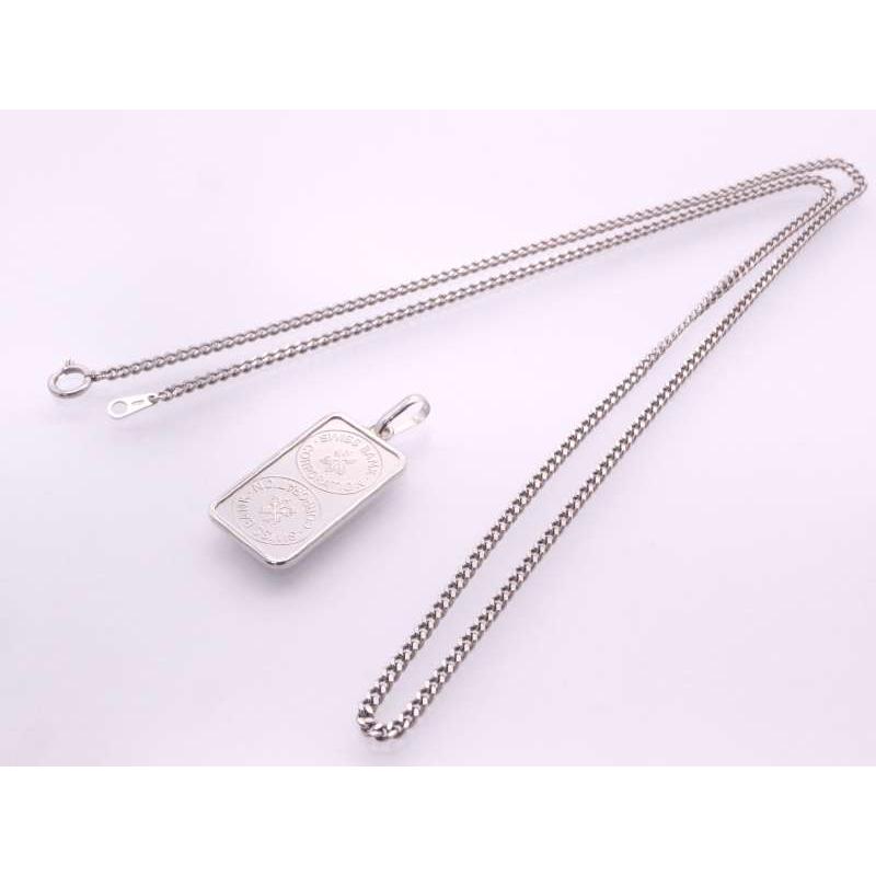 スイスバンク pt999.5 インゴット5g 純プラチナ ペンダント スイスバンク pt999.5 インゴット5g 純プラチナ ペンダント