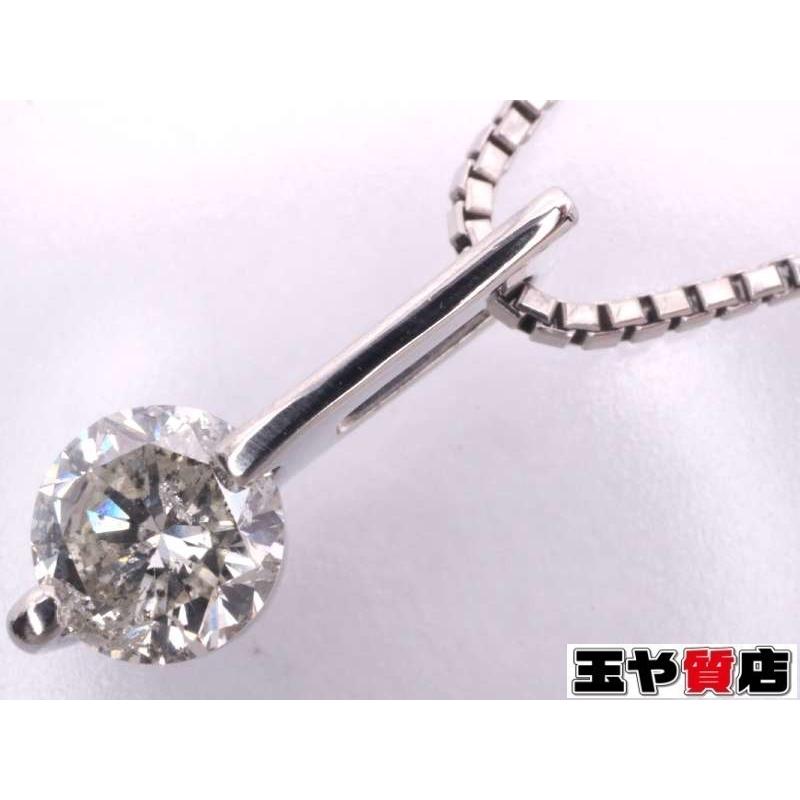 ダイヤ0.534ct ペンダント ベネチアンネックレス pt850 pt900 プラチナ 