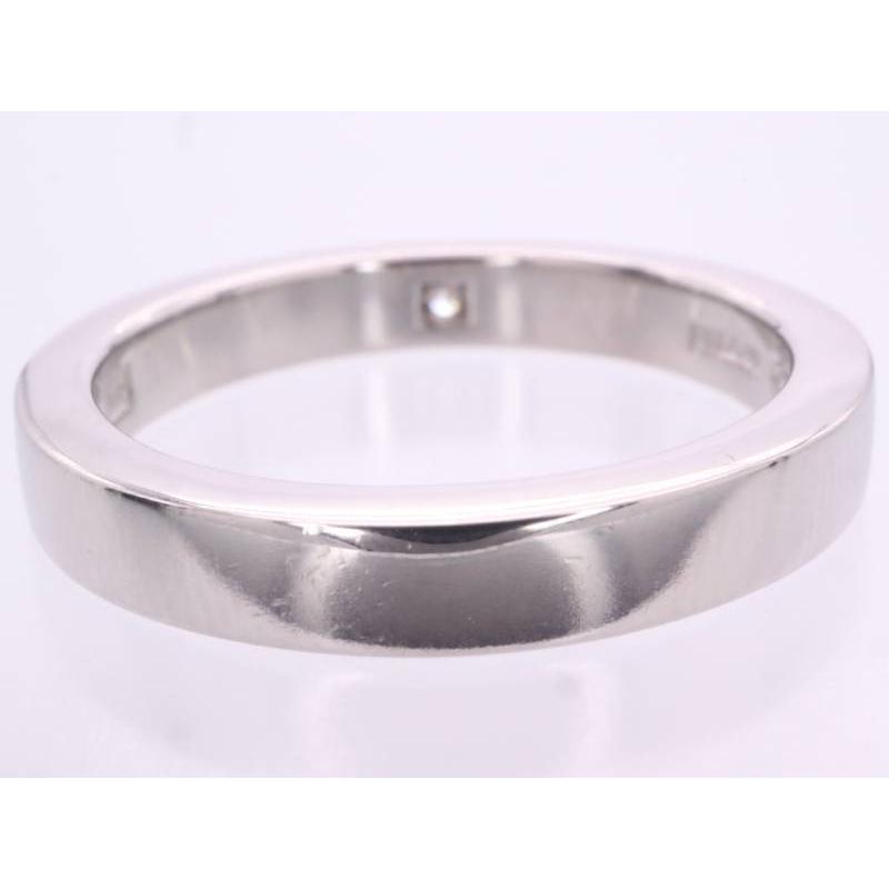 BVLGARI ブルガリ 美品 ダイヤ1P マリーミーリング 9号弱 pt950 BVLGARI ブルガリ 美品 ダイヤ1P マリーミーリング 9号弱 pt950