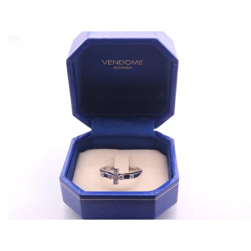 VENDOME AOYAMA ヴァンドーム青山 美品 ダイヤ0.20ct クロス VENDOME AOYAMA ヴァンドーム青山 美品 ダイヤ0.20ct クロス