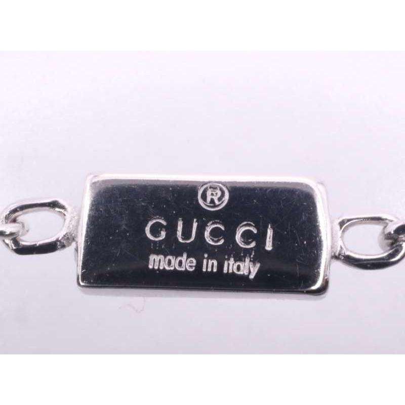 GUCCI グッチ 美品 セパレートクロス ネックレス 750 K18WG GUCCI グッチ 美品 セパレートクロス ネックレス 750 K18WG