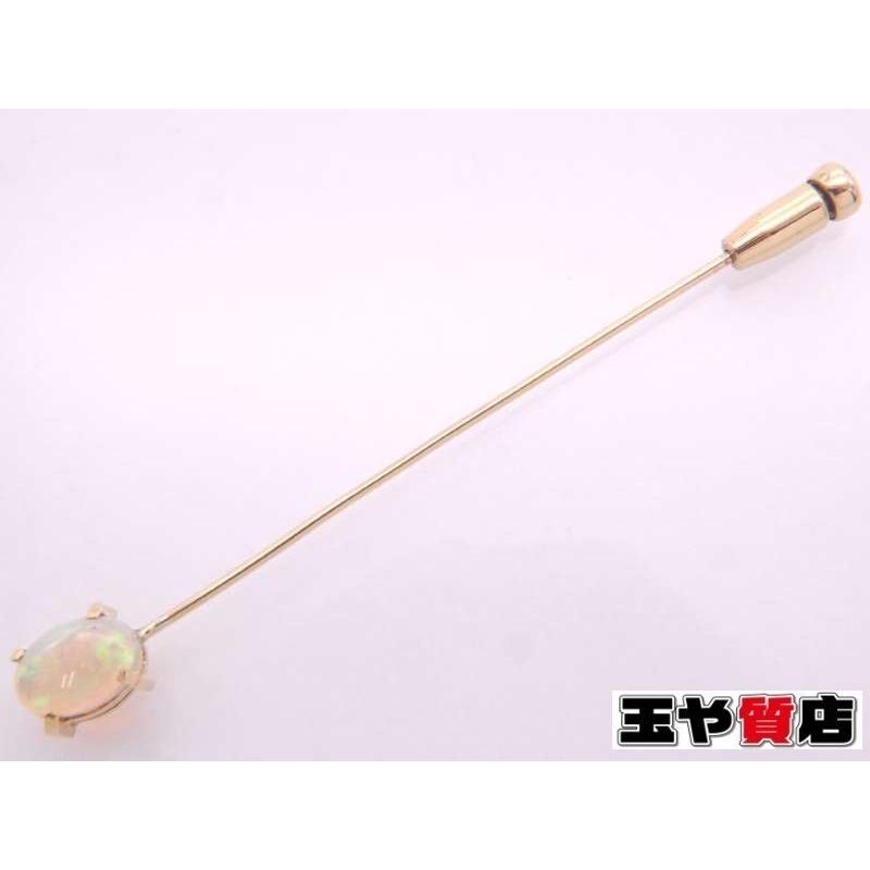 美品 オパール ピンブローチ K18YG イエローゴールド : 親切な 玉や 