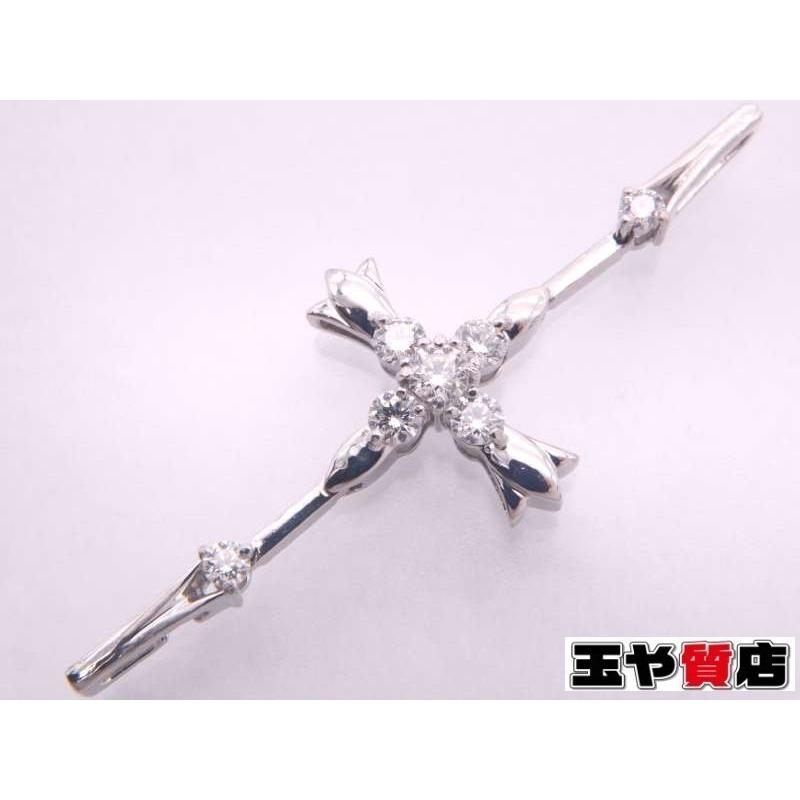 ダイヤモンドクロストップ　ホワイトゴールド 楽天市場】ペンダントトップ メンズ 18金 K18 18KWG ダイヤモンド