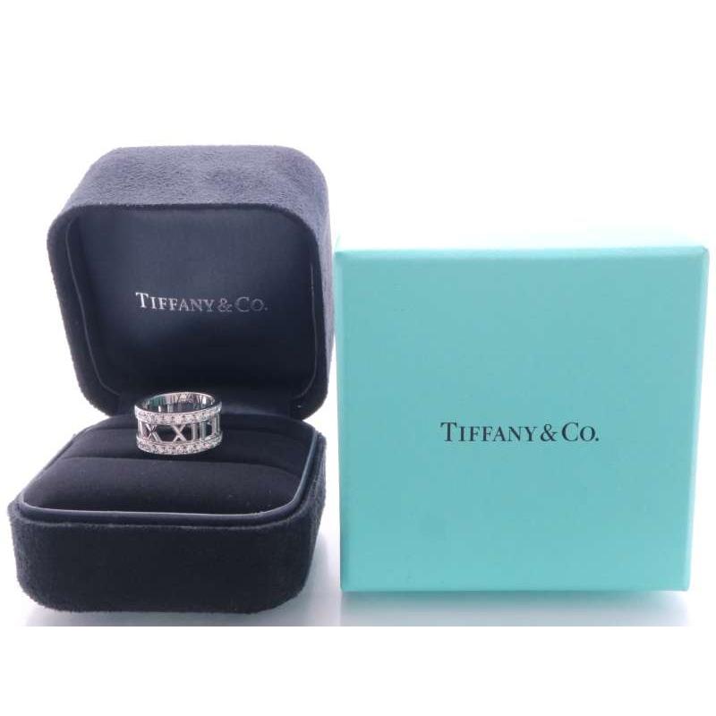 TIFFANY&Co. ティファニー 美品 ダイヤ アトラス リング 6.5号 TIFFANY&Co. ティファニー 美品 ダイヤ アトラス リング 6.5号
