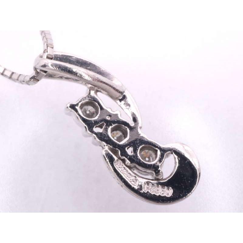 SCARABE スカラベ ダイヤ 0.12ct 3P デザイン ペンダント ベネチアン 
