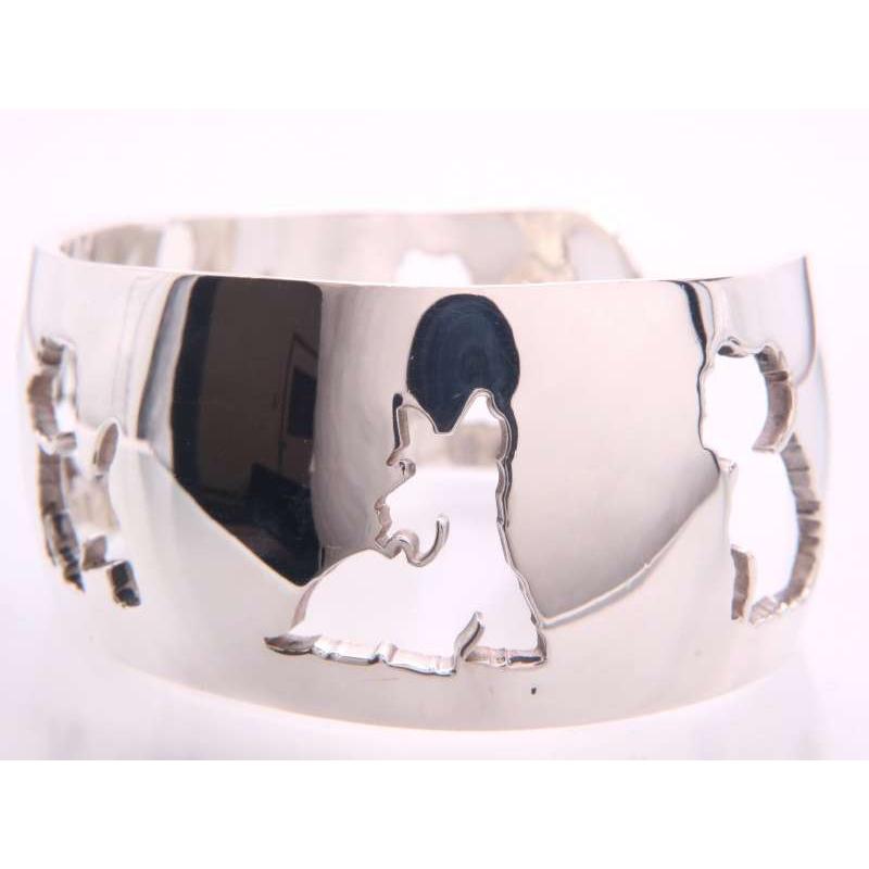 HERMES エルメス 美品 ドッグ 犬 モチーフ バングル HERMES エルメス 美品 ドッグ 犬 モチーフ バングル