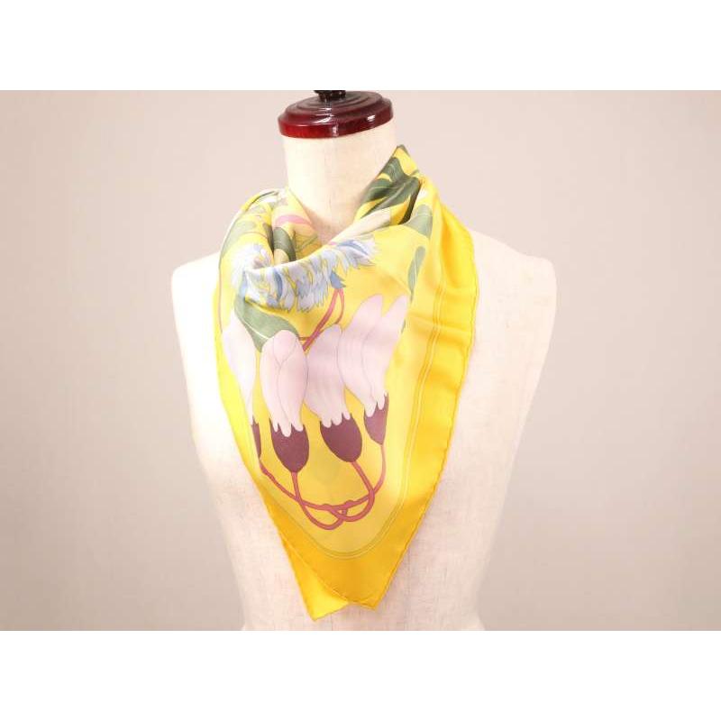 HERMES エルメス スカーフ カレ90 ギリシャの花 FLORA GRAECA HERMES エルメス スカーフ カレ90 ギリシャの花 FLORA GRAECA
