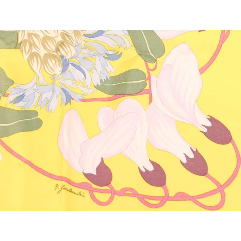 HERMES エルメス スカーフ カレ90 ギリシャの花 FLORA GRAECA HERMES エルメス スカーフ カレ90 ギリシャの花 FLORA GRAECA