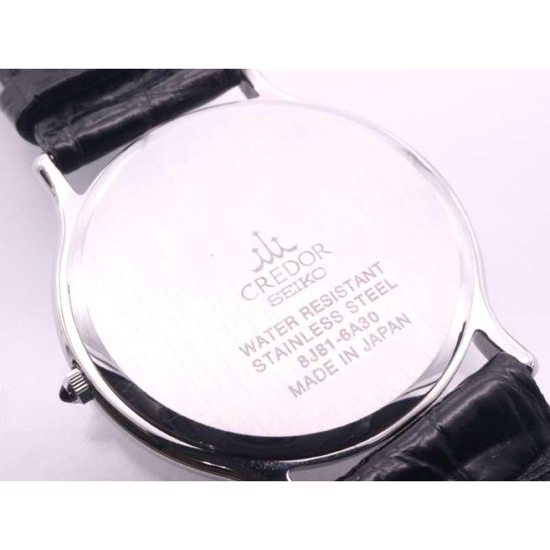【極美品　稼働品】SEIKO クレドール クォーツ 腕時計 8J81-6A30 SEIKO セイコークレドール 8J81-6A30 腕時計 メンズウォッチ