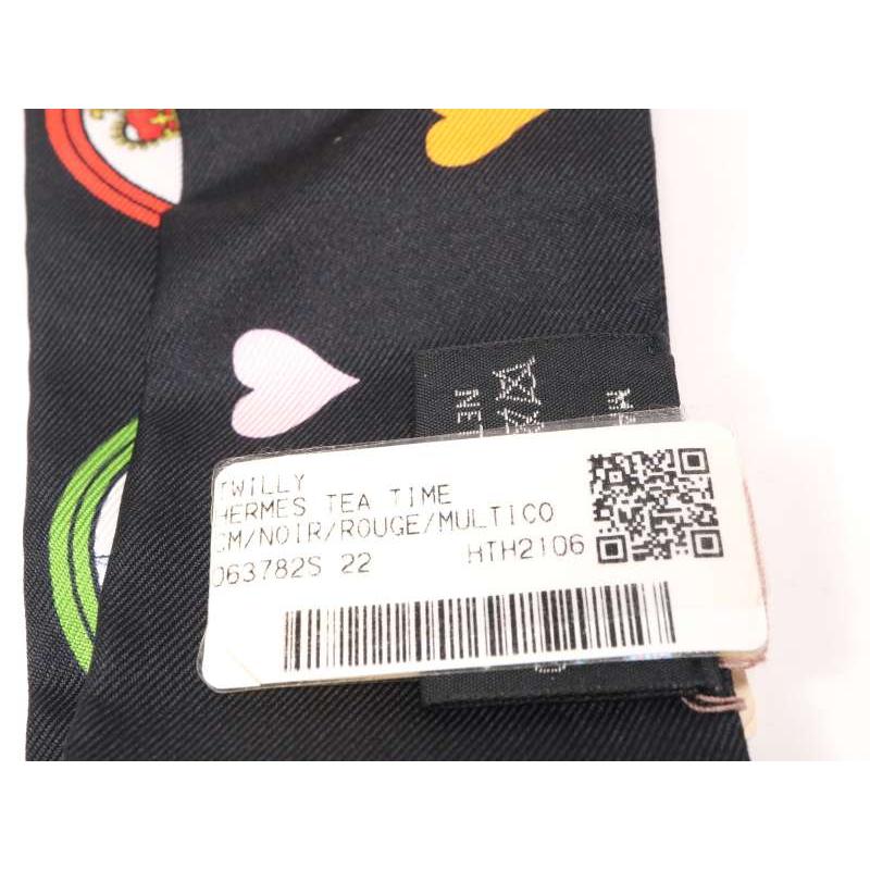 HERMES エルメス ツイリー ティータイム ノワール マルチカラー シルク 楽天市場】≪新品≫ エルメス ツイリー Tea Time / ティータイム