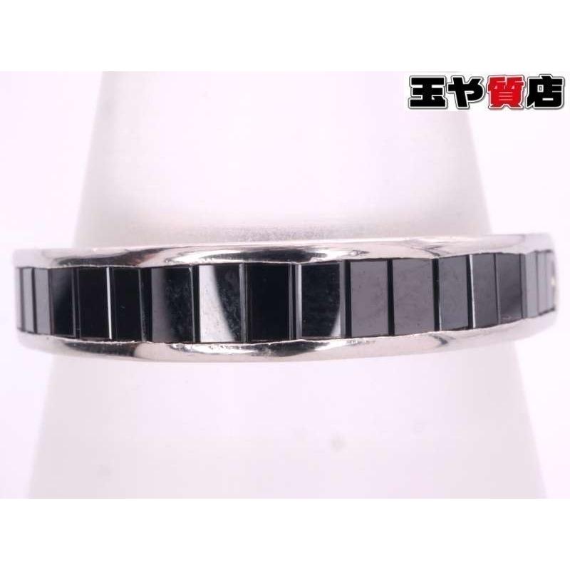 オレッキオ ブラックダイヤ 1.00ct デザイン リング 22号 pt900 