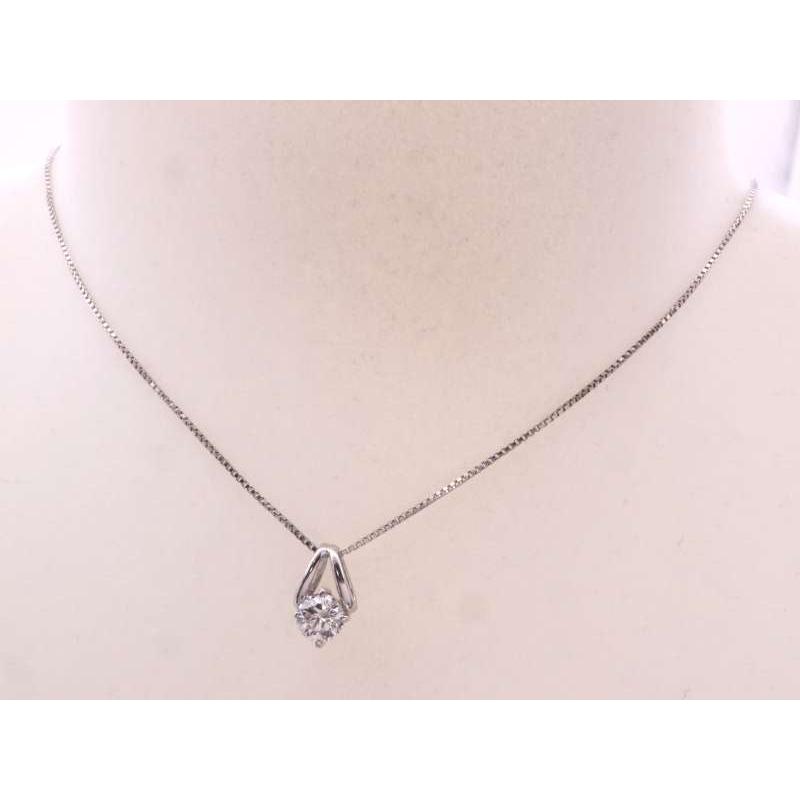 ダイヤ0.539ct ペンダント ベネチアンネックレス pt900 pt850 プラチナ 