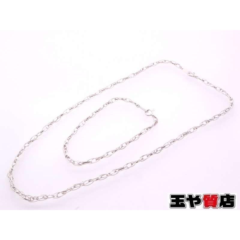 デザイン ネックレス + ブレスレット セット pt999 プラチナ : 親切な