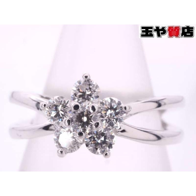 Ponte Vecchio（ポンテヴェキオ） 美品 ダイヤ 0.30ct フラワー