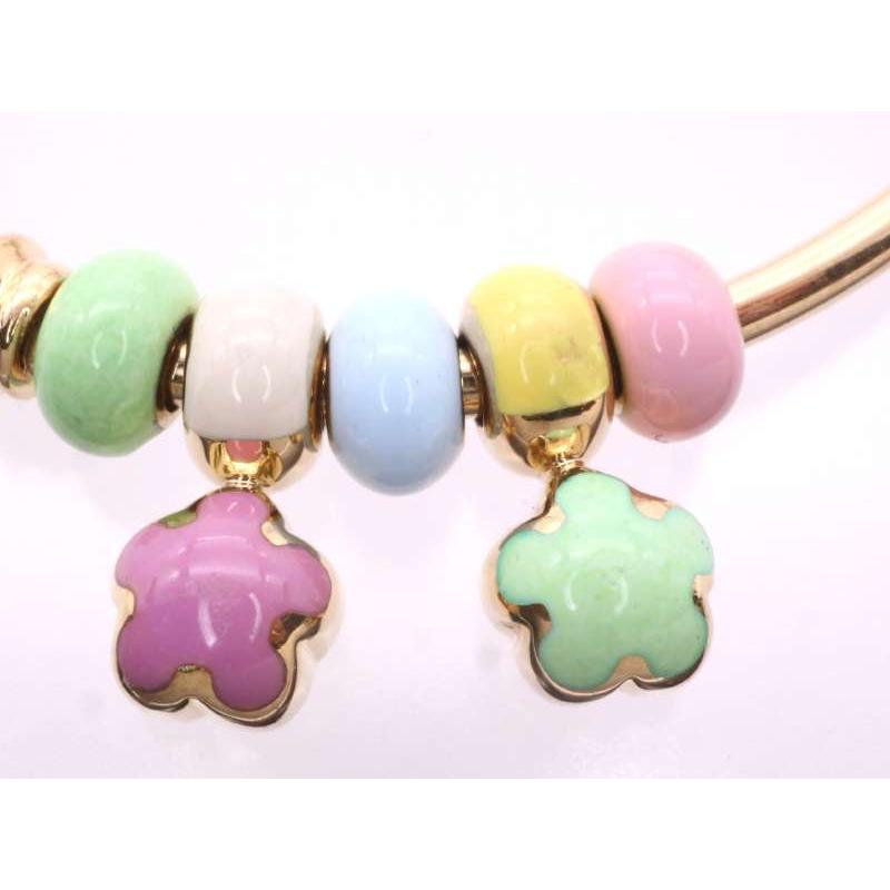 750 K18WG フラワー　ブレスレット brm3ks.jpg