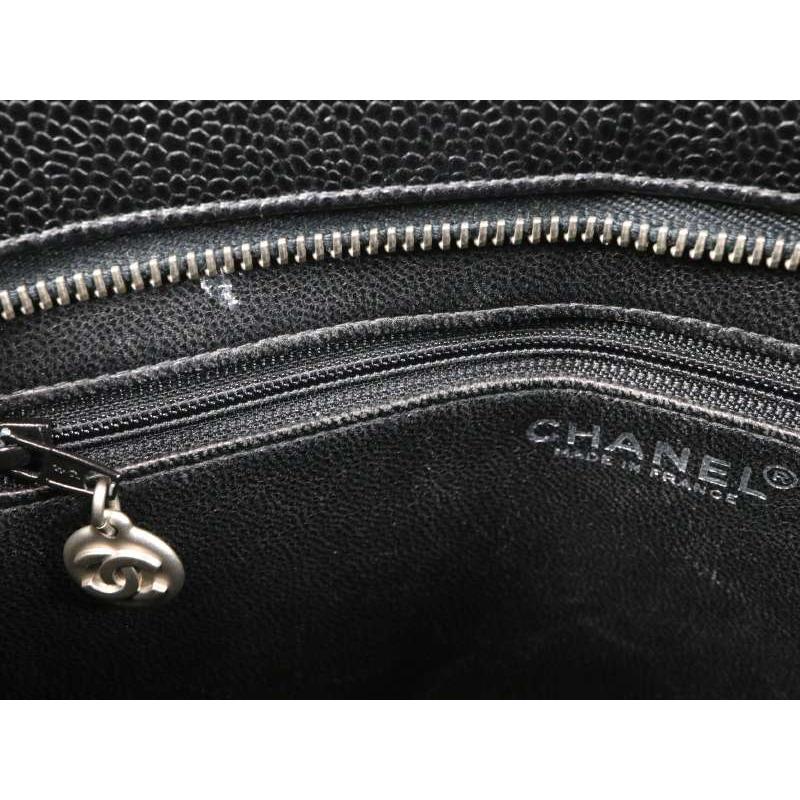 CHANEL シャネル CCロゴ 復刻版キャビアスキン トートバッグ