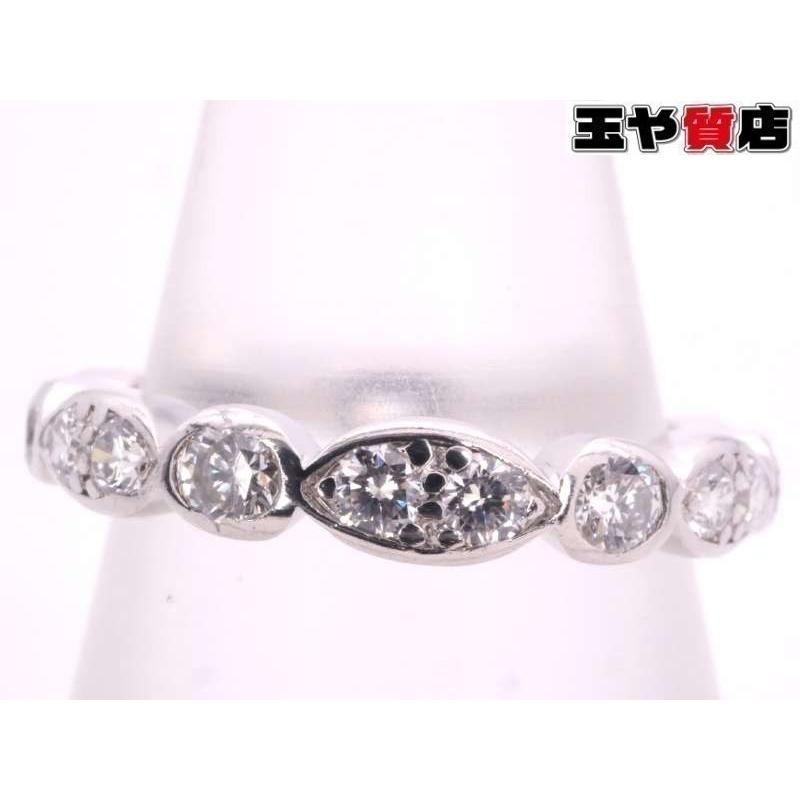 箱入り　tiffany&co 　指輪 pt950　全周ぐるっとダイヤがあります TIFFANY&Co.（ティファニー） 美品 ジャズフルサークル ダイヤ リング