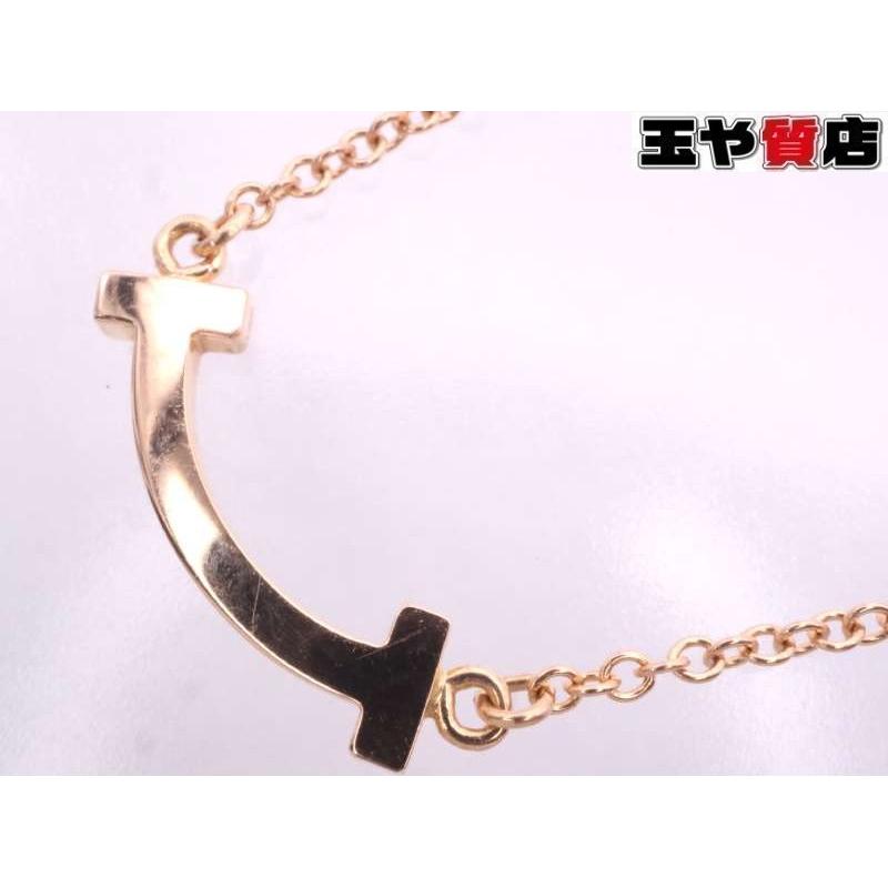 TIFFANY&Co.（ティファニー） 美品 T スマイル ミニ ネックレス AU750