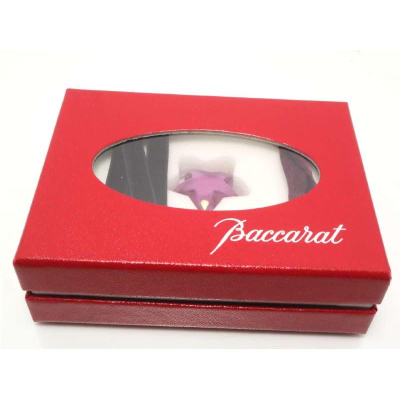 バカラ（Baccarat） パープル系 スター クリスタル トップ 750 K18留具