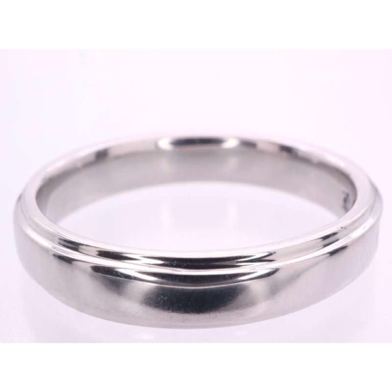 4℃（ヨンドシー） 美品 ダイヤ デザイン リング 8号 pt950 プラチナ 