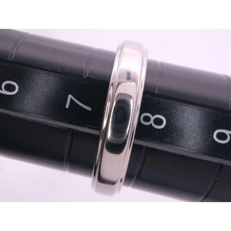 4℃（ヨンドシー） 美品 ダイヤ デザイン リング 8号 pt950 プラチナ 
