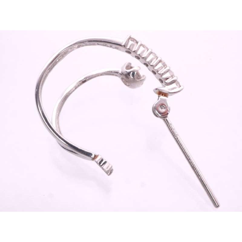 ダイヤ0.15ctx2 デザインピアス pt900 プラチナ : 親切な 玉や質店 