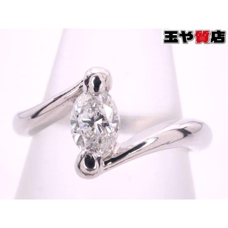 マーキスダイヤ0.384ctデザイン リング11号 pt900 プラチナ : 親切な