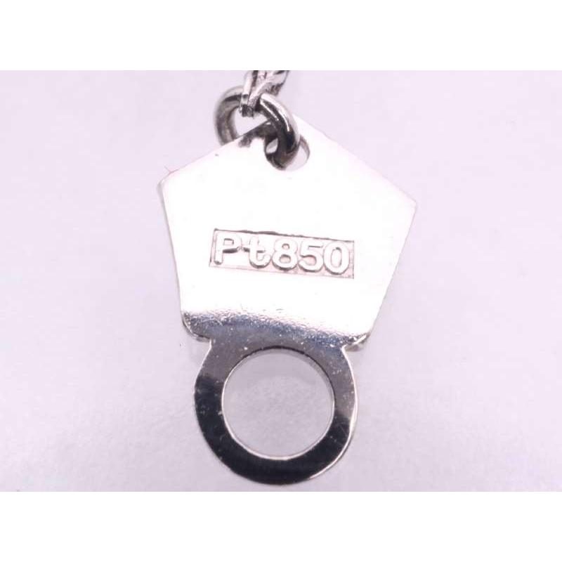 星の砂 ダイヤ0.27ct デザインペンダント ネックレス pt900 pt850 