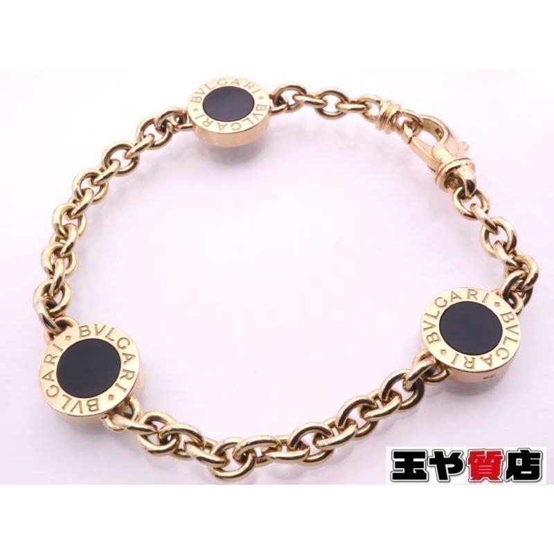 BVLGARI（ブルガリ） ブルガリブルガリ 3P オニキス ブレスレット 750
