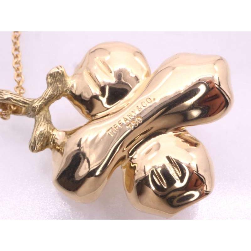 TIFFANY&Co.（ティファニー） フラワーネックレス 750 K18YG イエロー