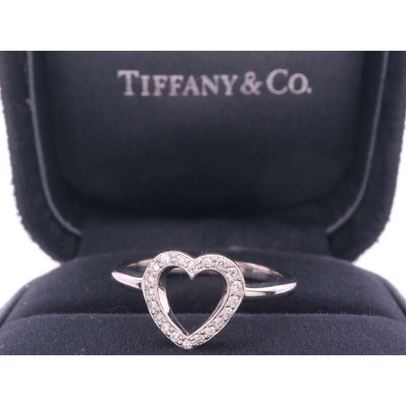 TIFFANY&Co.（ティファニー） センチメンタルハート ダイヤ リング9号