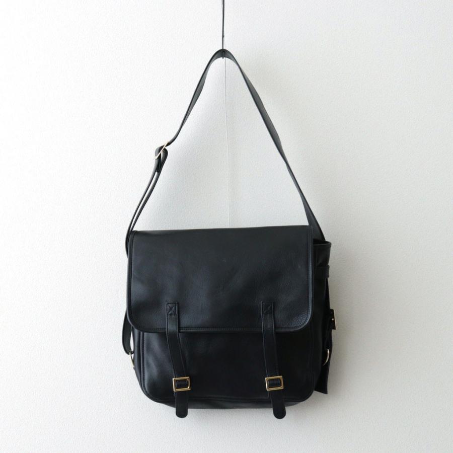 シーシーユー FLAP SHOULDER BAG M #BLACK [BG-30-C-COW-5] ONE ユニ