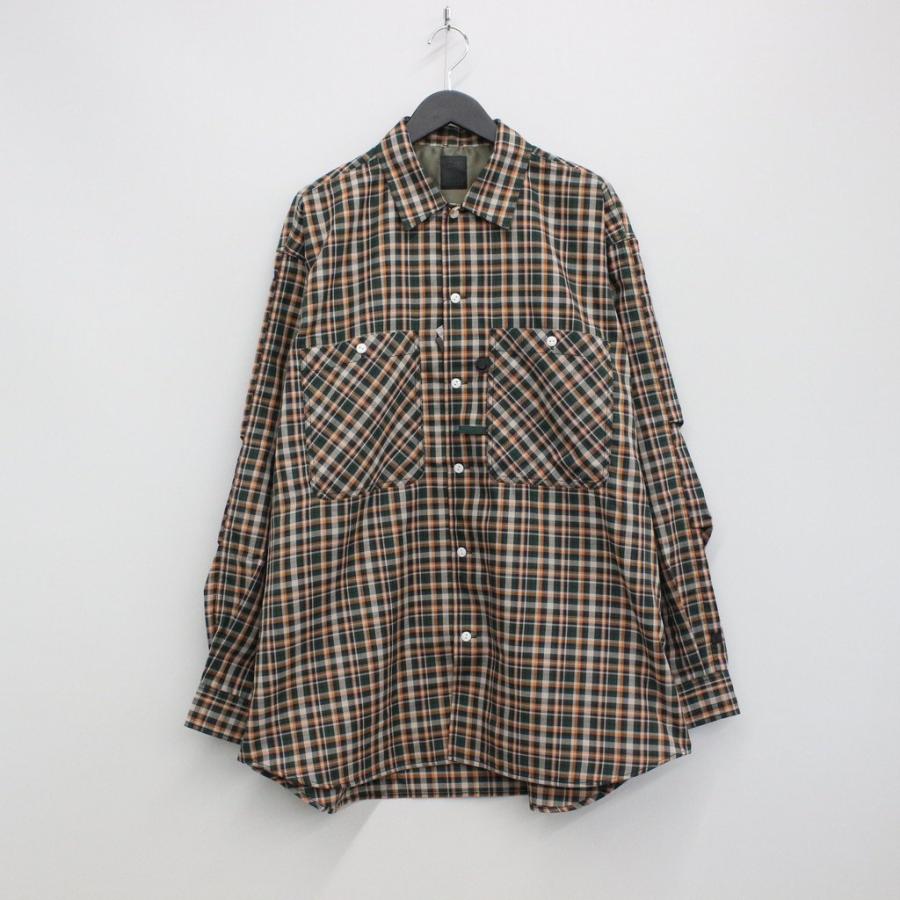 ダイワピア39 TECH CAMP-COLLAR SHIRTS JACKET #GREEN CHECK [BE-81023