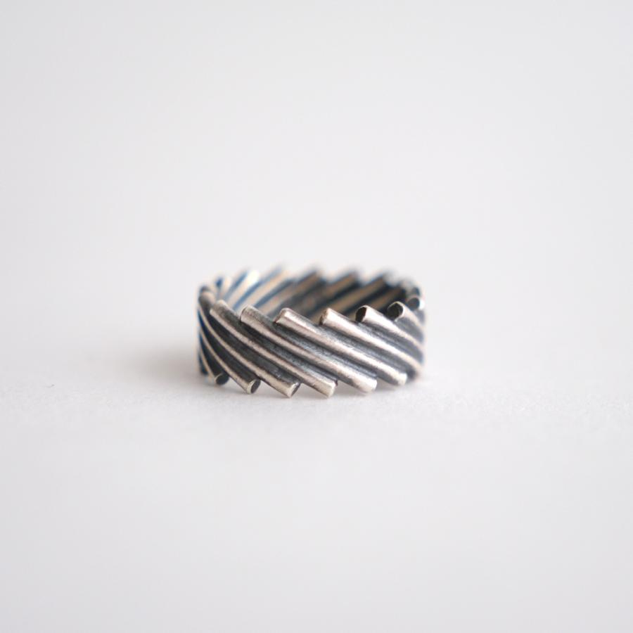 インディアンジュエリー STEVE ARVISO ワイヤーワークリング #SILVER