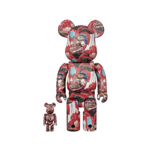 メディコムトイ BE@RBRICK JEAN-MICHEL BASQUIAT 13th Ver. 100% & 400