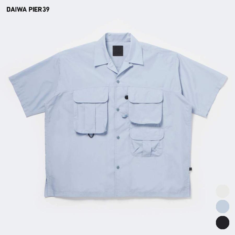 ダイワピア39 TECH MULTI TOOL POCKET SHIRT S/S SOLID #ICEBLUE [BE