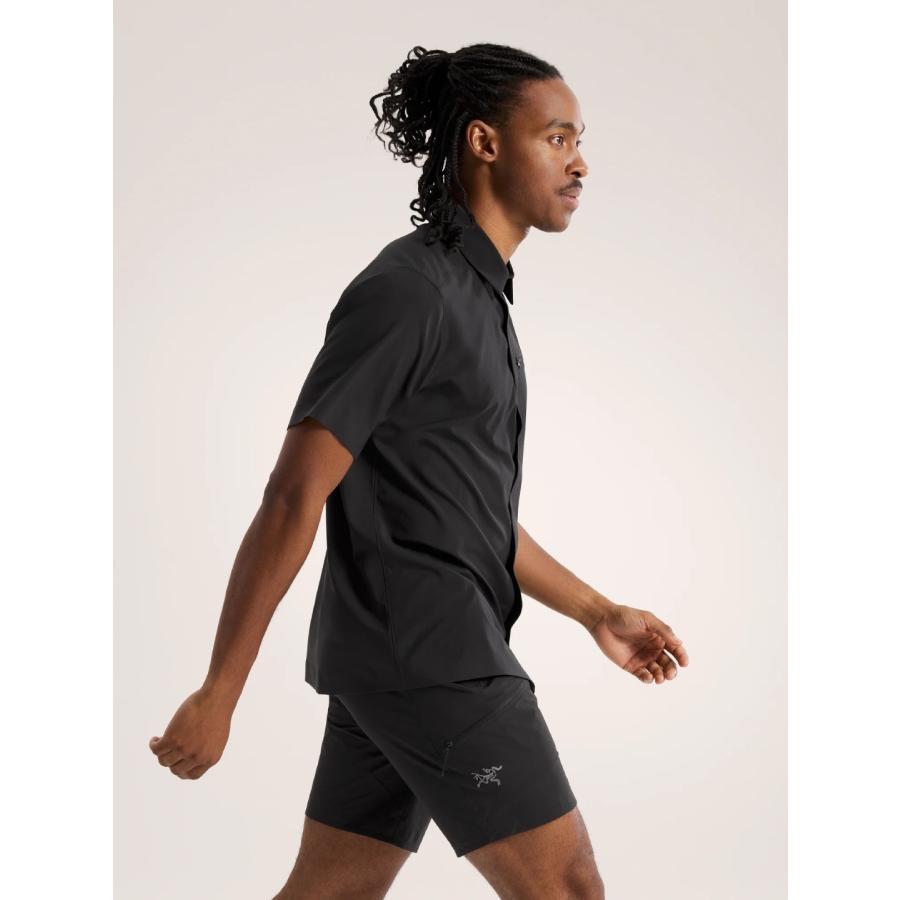 Skyline SS Shirt #Black [X00001062101] スカイライン ショートスリーブ シャツ　ARC'TERYX アークテリクス　メンズ トップス シャツ_2