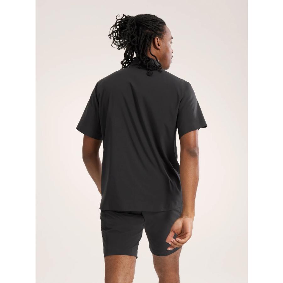 Skyline SS Shirt #Black [X00001062101] スカイライン ショートスリーブ シャツ　ARC'TERYX アークテリクス　メンズ トップス シャツ_3